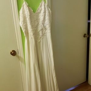 White wedding or formal dress
